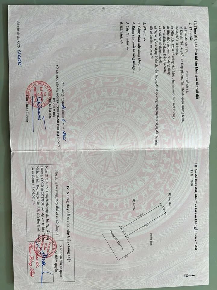 Đất Tân Thành Dương Kinh 125m² giá thỏa thuận - Nhanh tay sở hữu ngay!