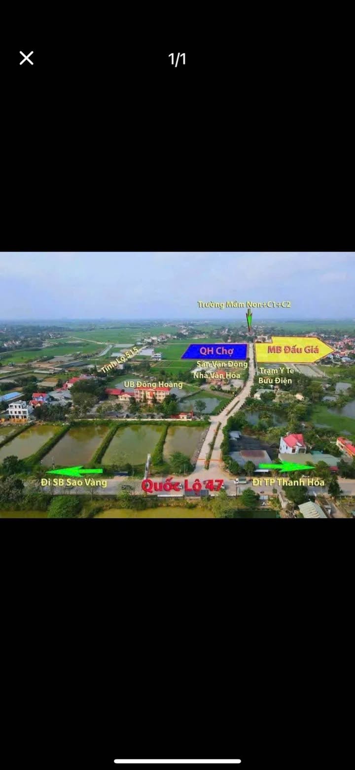 Đất nền Đông Hoàng 120m² giá chỉ 1 tỷ - Cơ hội đầu tư không thể bỏ lỡ!