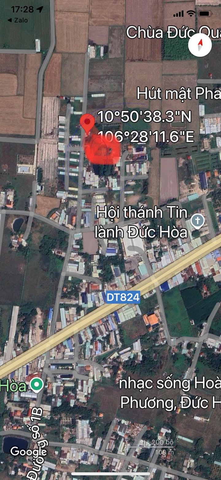 Đất thổ cư Đức Hòa Thượng 1732m² giá 5.5 tỷ - Cơ hội đầu tư tuyệt vời!