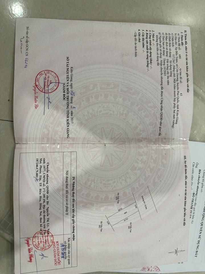 Nhà Bến Tràm Phú Quốc 117m² giá 1.1 tỷ - Hỗ trợ ngân hàng