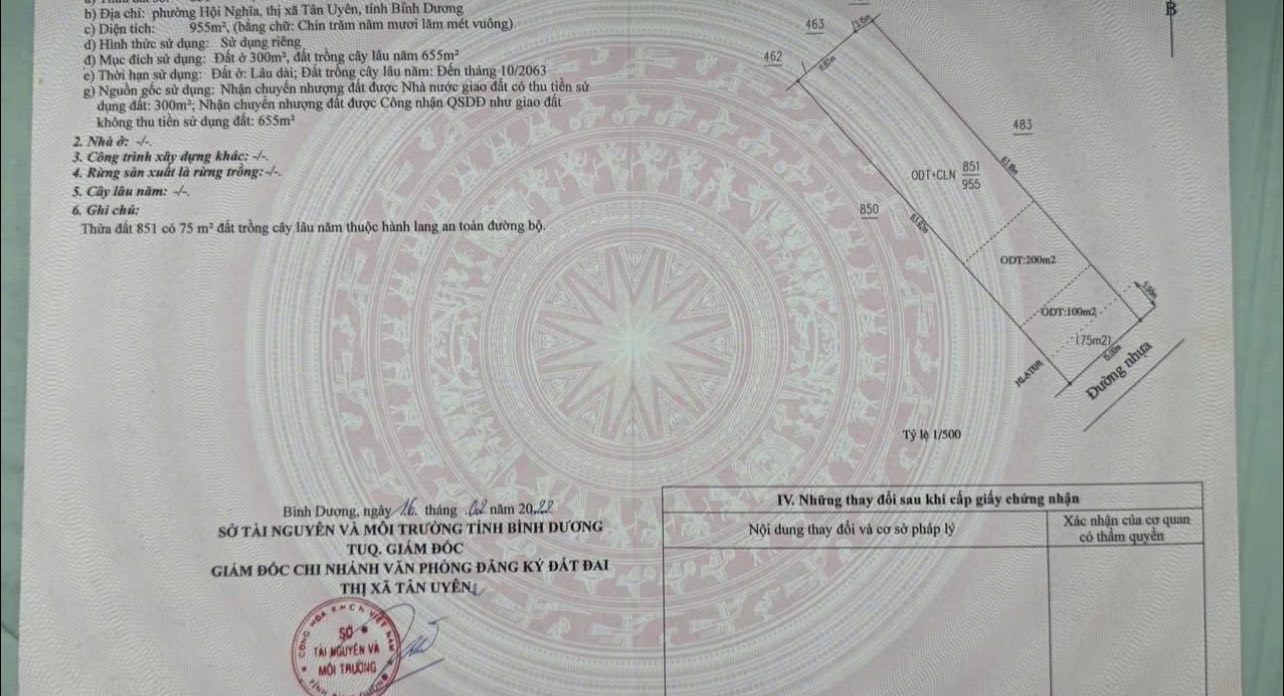 Bán đất kèm kho cho thuê tại Hội Nghĩa, Tân Uyên - 960m² giá chỉ 9.2 Tỷ!