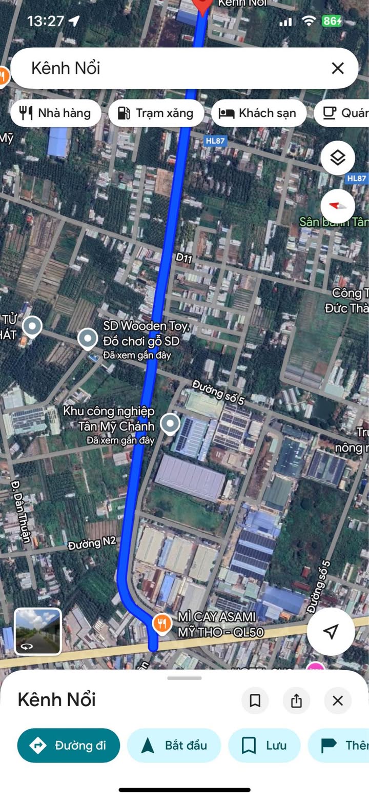 Đất nền mặt tiền Kênh Nổi, Mỹ Tho 500m² giá chỉ 2.5 tỷ - Tiềm năng đầu tư lớn!