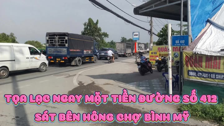 Đất thổ cư Bình Mỹ 123m² giá 2 tỷ - Sổ hồng riêng, xây dựng ngay!