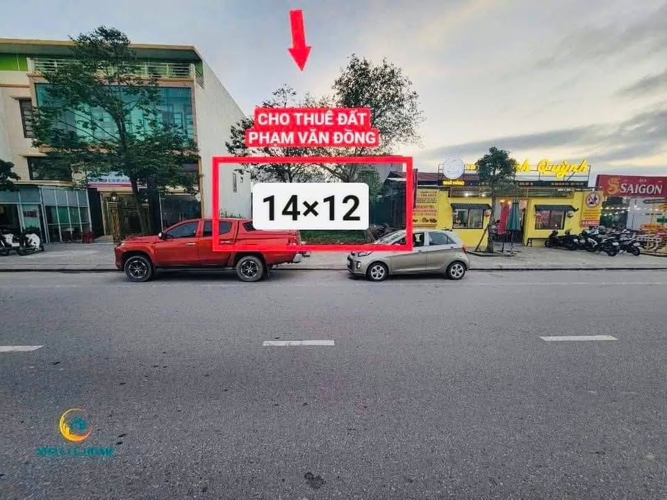 Cho thuê đất mặt tiền 14m đường Phạm Văn Đồng, Đồng Hới - Vị trí đắc địa cho kinh doanh!