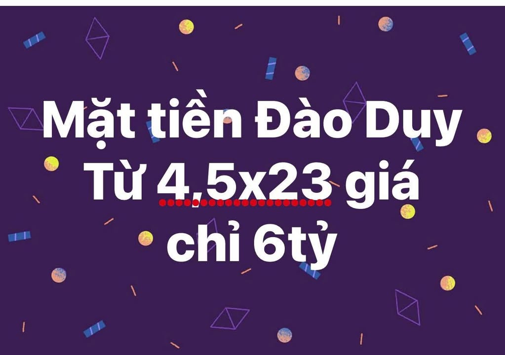 Nhà mặt tiền Đào Duy Từ, Buôn Ma Thuột 103.5m² giá 6 tỷ - Cơ hội đầu tư tuyệt vời!