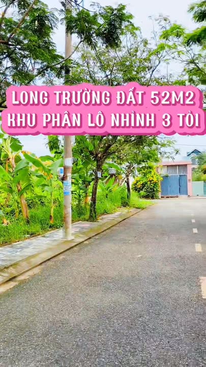 Đất nền 52m² phường Long Trường, Thủ Đức - Giá chỉ 3.6 tỷ, xây dựng ngay!
