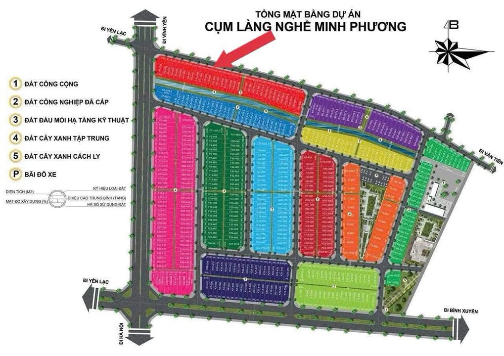 Kho xưởng Cụm Công Nghiệp Minh Phương, Yên Lạc 500m² giá 5 tỷ - Vị trí kinh doanh đắc địa!