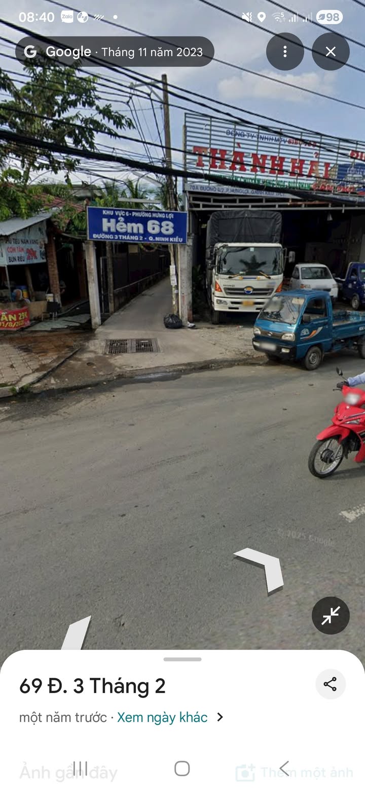 Dãy nhà trọ 3 tầng Hẻm 68 Đường 3/2, Cần Thơ 150m² giá 7.2 tỷ - Ký hợp đồng điện mặt trời