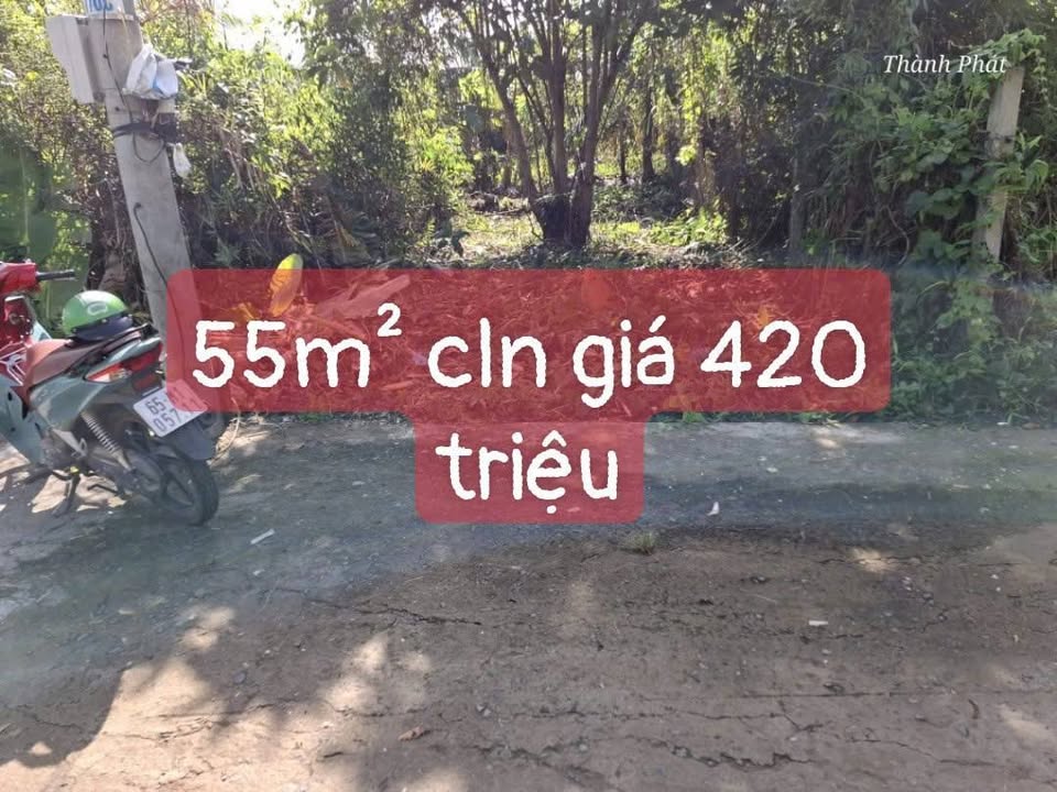 Đất nền Long Tuyền Cần Thơ 55m² giá 420 triệu - Cơ hội đầu tư tuyệt vời!