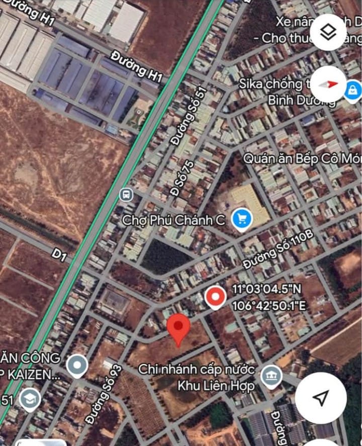 Đất nền Khu Phú Chánh D, Tân Uyên, Bình Dương 150m² giá chỉ 2.7 tỷ - Đầu tư sinh lời ngay!