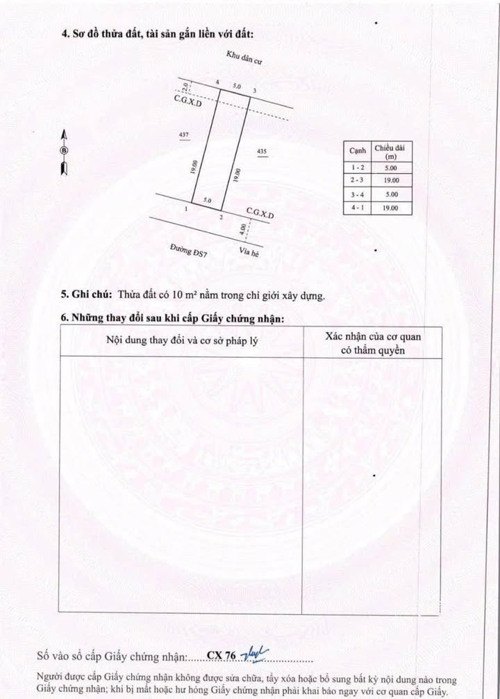 Lô đất đường ĐS7 Khu Ecohome Chợ Dinh 95m² giá 2.78 tỷ - Sổ hồng chính chủ!