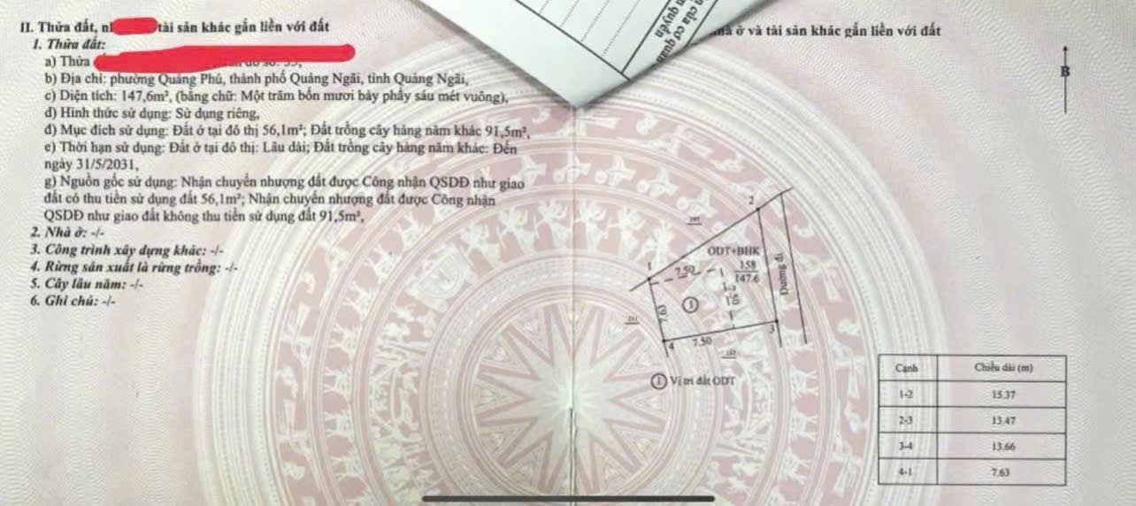 Đất nền đẹp hẻm 626 Nguyễn Công Phương 150m² giá 900 triệu - Tiềm năng phát triển vượt trội!