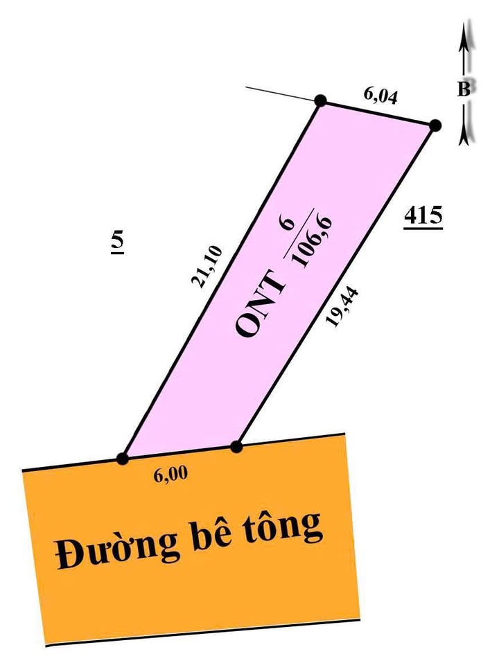 Đất thổ cư Khánh Đông 106m² giá 215 triệu - Sổ đỏ chính chủ, ngay Tỉnh Lộ 8!