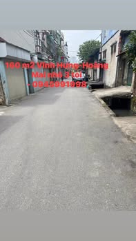 Đất nền Vĩnh Hưng Hoàng Mai 160m² giá 3 tỷ - Pháp lý chuẩn, đầu tư sinh lời!