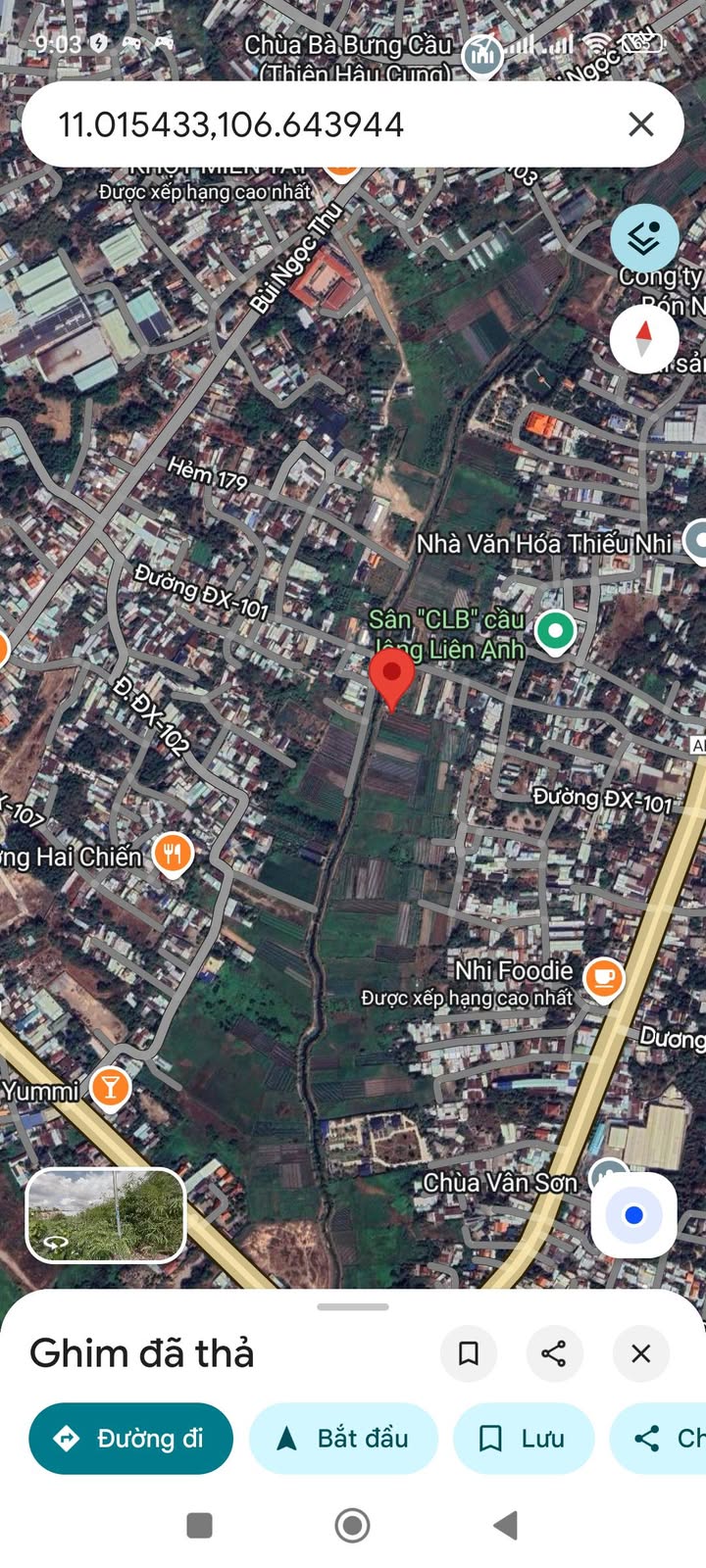 Đất thổ cư Hiệp An Thủ Dầu Một 1447m² - Gần đường Dx101 chỉ 30m!