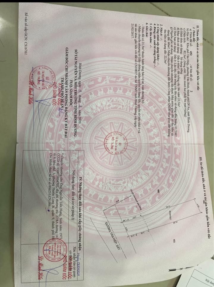 Đất nền Tân Hiệp Dĩ An 82m² giá 2,4 tỷ - Sổ đỏ chính chủ, nhanh tay sở hữu!