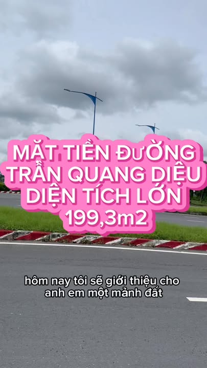 Đất thổ cư 199,3m² đường Trần Quang Diệu, Cần Thơ - Đầu tư tiềm năng!