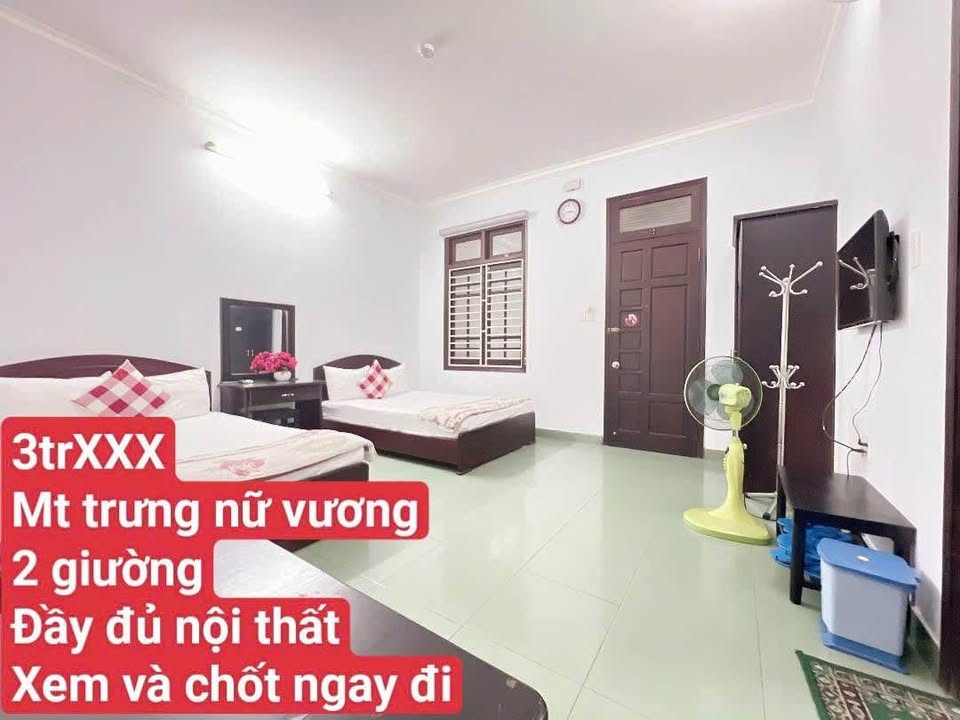 Căn hộ 2 phòng ngủ đường Trưng Nữ Vương Đà Nẵng giá 3.9 triệu - Đầy đủ nội thất, sẵn sàng vào ở!
