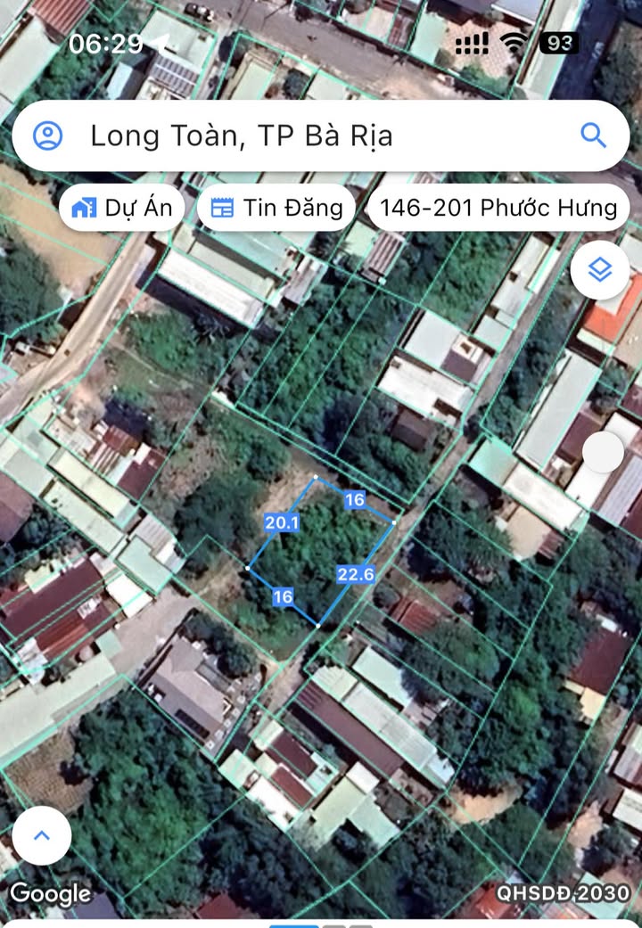 Đất nền Long Toàn, Bà Rịa 338m² giá 3 tỷ - Đầu tư sinh lời hấp dẫn!