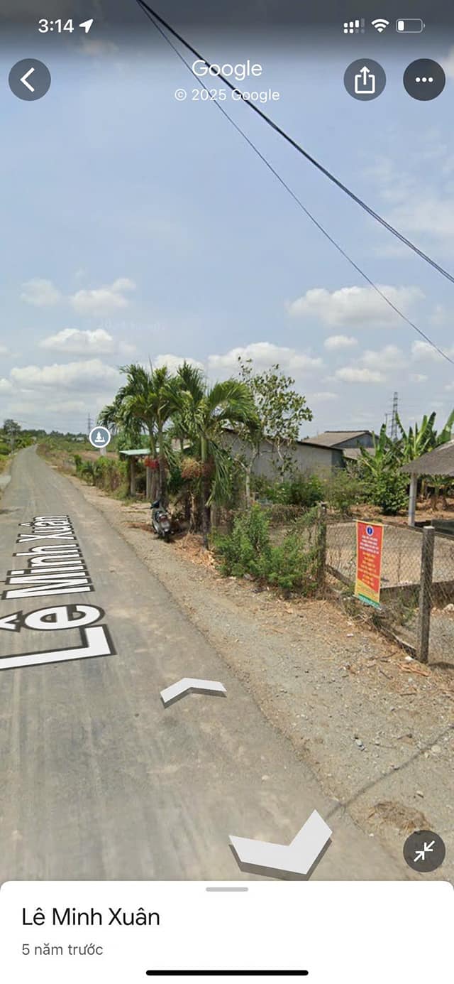 Lô đất thổ cư mặt tiền đường Lê Minh Xuân 413m² giá 1,2 tỷ - Cơ hội đầu tư hấp dẫn!