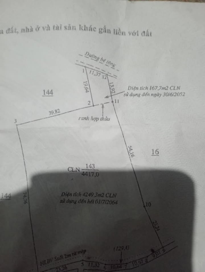 Đất nông nghiệp 4,4 sào tại Long Bình, Phú Riềng - Giá chỉ 600 triệu có sẵn hệ thống tưới!