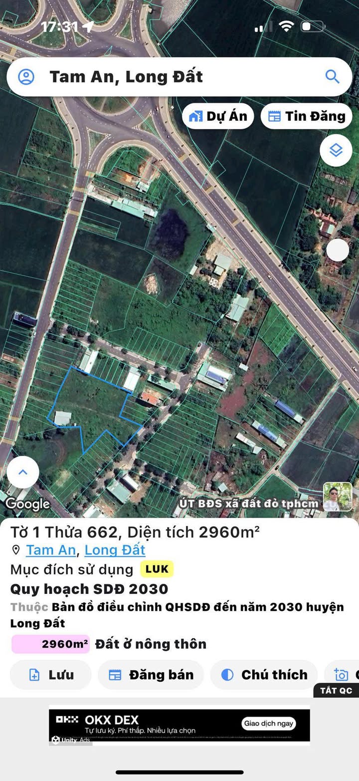 Đất nền Tam Phước Bà Rịa 2959m² giá 11.8 tỷ - Pháp lý sổ hồng rõ ràng!