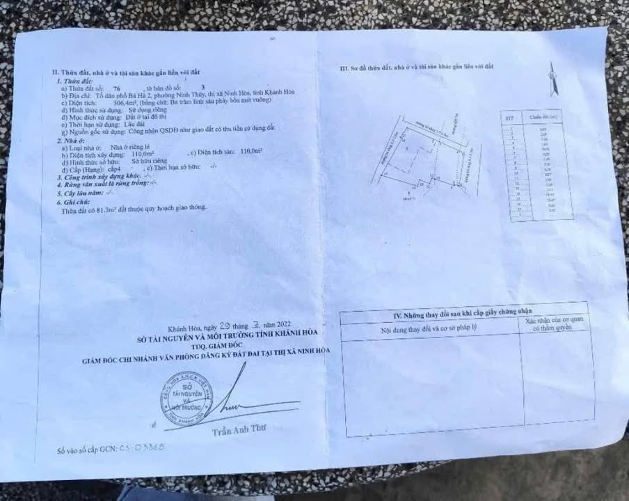 Nhà cấp 4 đường ô tô phường Đông Ninh Hòa 306m² giá 5 tỷ - Cơ hội đầu tư tuyệt vời!