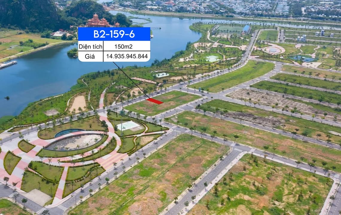 Biệt thự mặt sông Hòa Xuân Đà Nẵng 150m² giá từ 99 triệu/m² - Đầu tư sinh lời ngay!