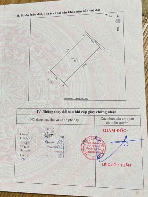 Đất nền Hưng Lộc Vinh 153m² giá 4.59 tỷ - Đầu tư tiềm năng sinh lời!