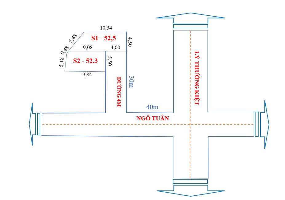 Nhà phố Hưng Bình, Vinh 52.5m² giá 2.2 tỷ - Vị trí thuận lợi gần chợ và trường học!