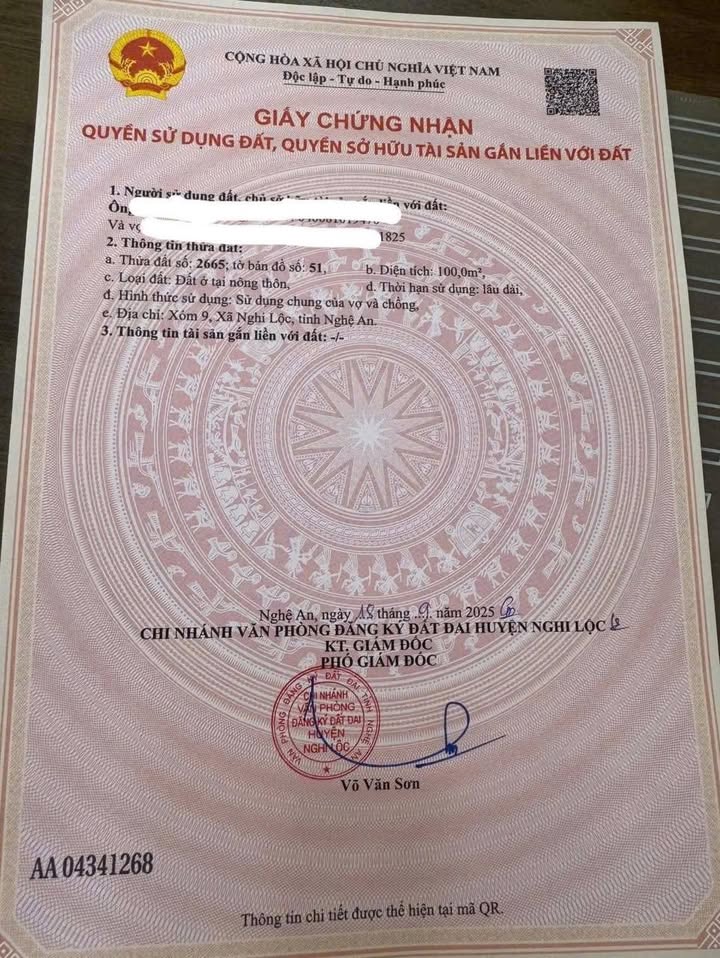 Đất Nghi Trung, Nghi Lộc 100m² giá chỉ 600 triệu - Cơ hội đầu tư tuyệt vời!