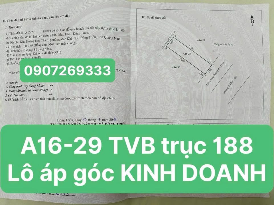 Đất nền Tân Việt Bắc 100m² giá 2 tỷ - Kinh doanh thuận lợi!