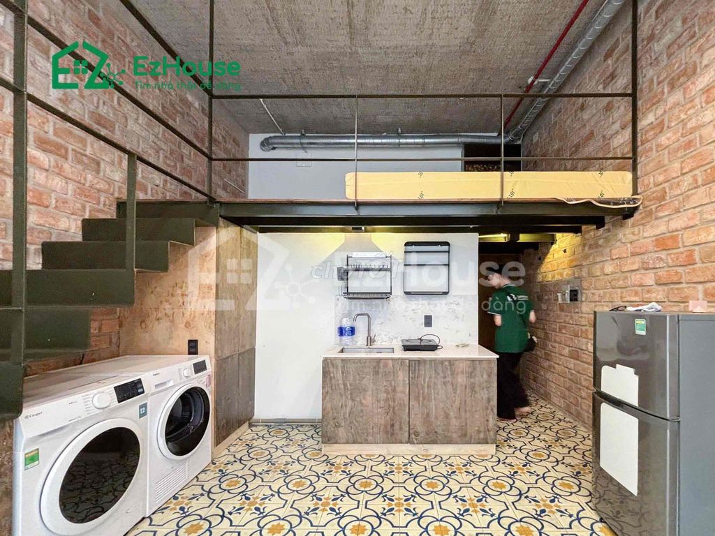 Cho thuê Duplex 40m² đối diện Etown Cộng Hoà - Máy giặt, máy sấy riêng, tiện nghi đầy đủ!