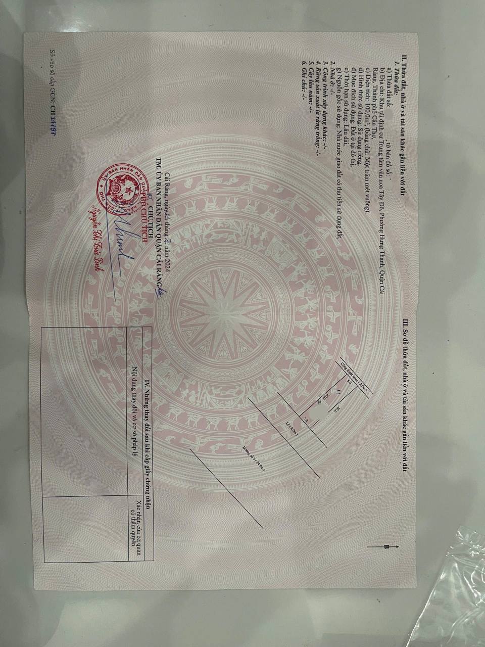 Nền thổ cư 100m² hướng Đông Nam KDC Nam Cần Thơ giá 4 tỷ - Cơ hội đầu tư tuyệt vời!