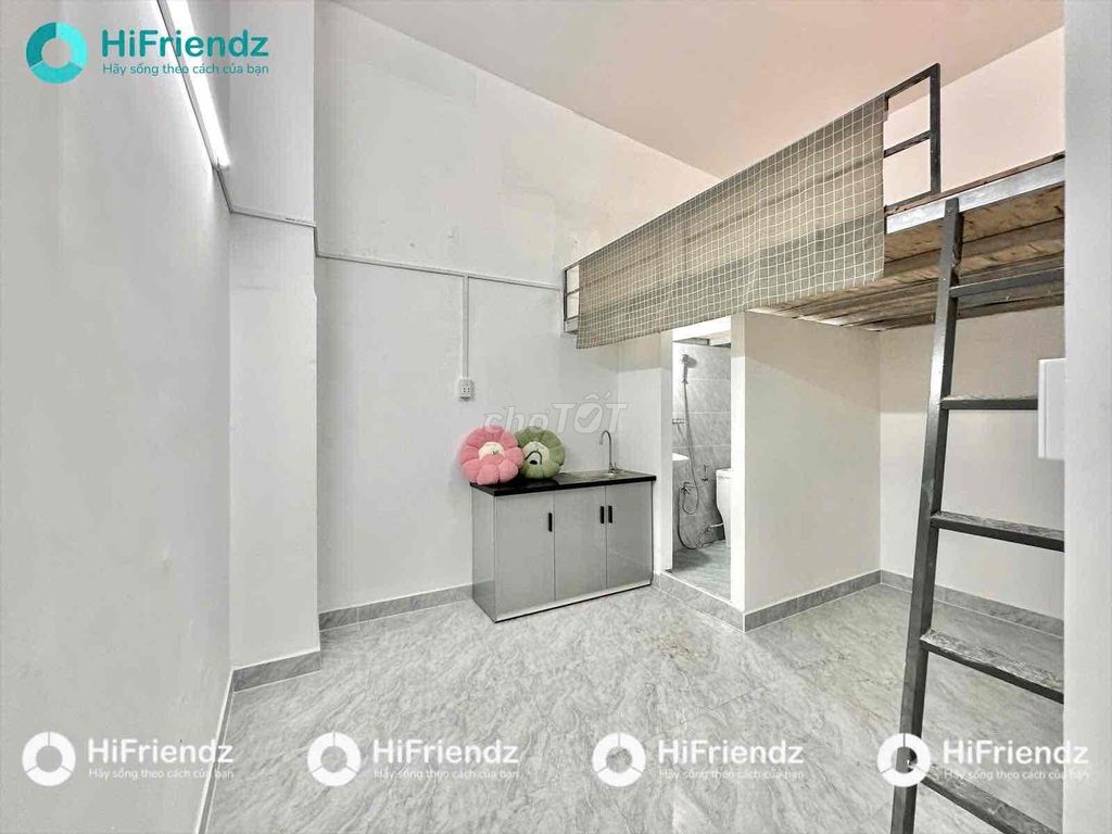 Căn hộ gác mới 100% ngay AEON Tân Phú, 28m² giá 3.1 triệu - Giờ giấc tự do, tiện nghi đầy đủ!