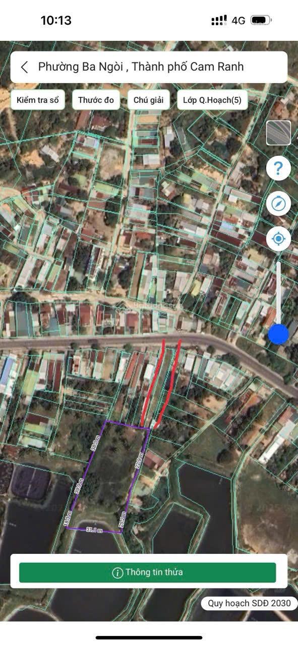 Cho thuê 4200m² đất mặt tiền tỉnh lộ 9, phường Ba Ngòi, TP Cam Ranh - Giá chỉ 26 triệu!