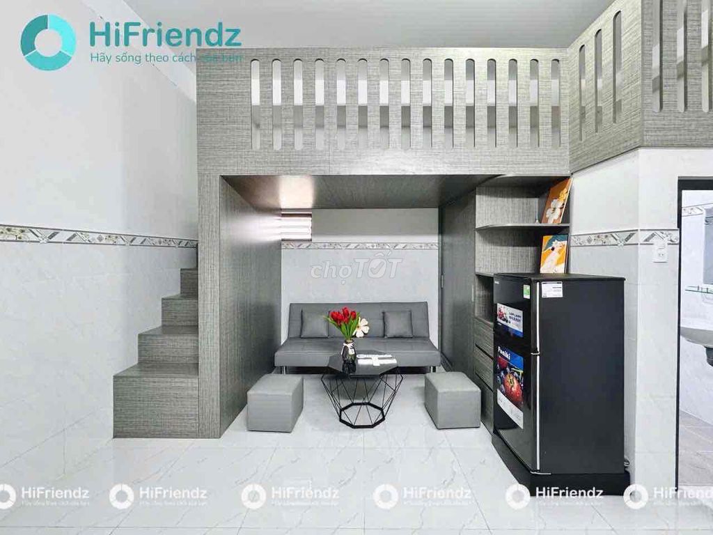 Cho thuê phòng gác mặt tiền đường Nguyễn Minh Châu 25m² giá 4 triệu - Nội thất đầy đủ, tiện nghi!