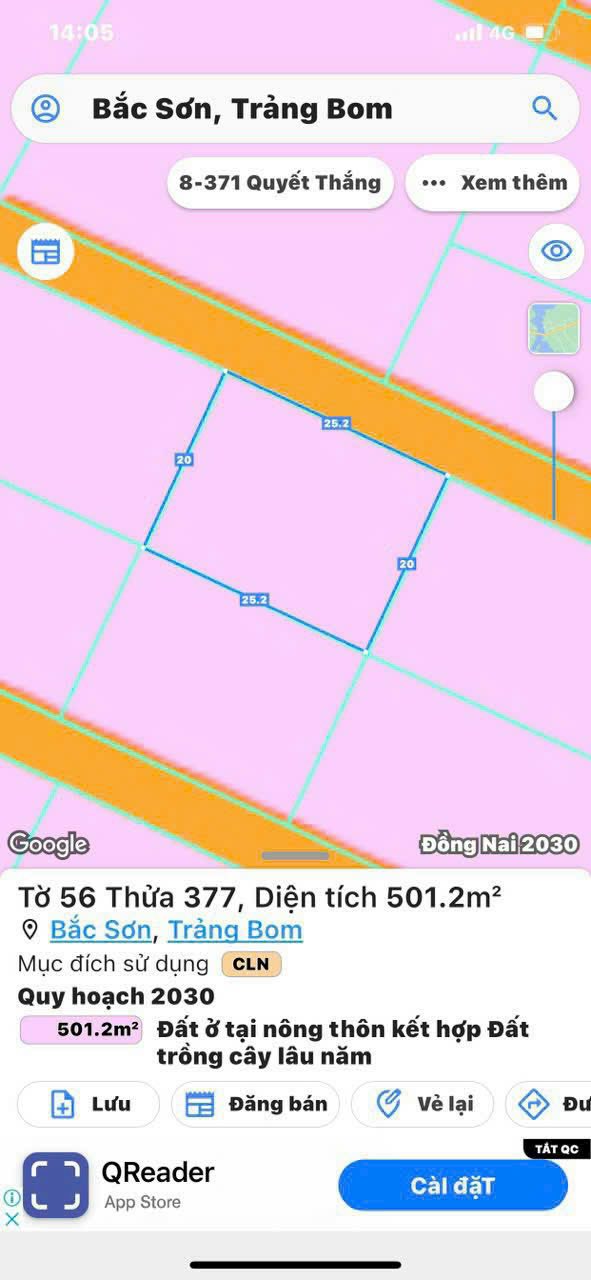 Đất nền tại Bắc Sơn Trảng Bom 500m² giá 3 tỷ - Sổ đỏ chính chủ, sang tên nhanh chóng!