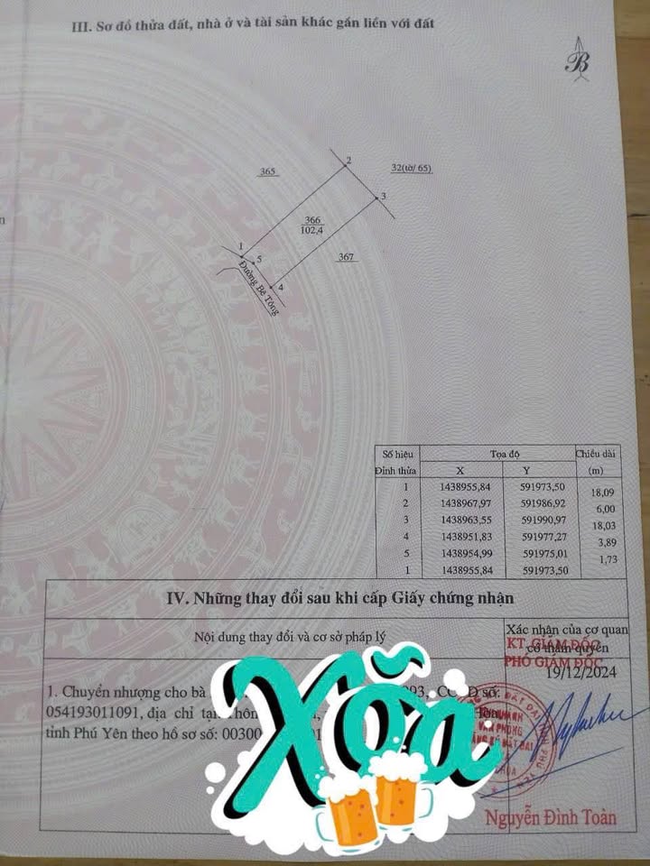 Đất nền Phước Lâm, Hòa Hiệp Bắc 102.4m² giá 499 triệu - Pháp lý đầy đủ!