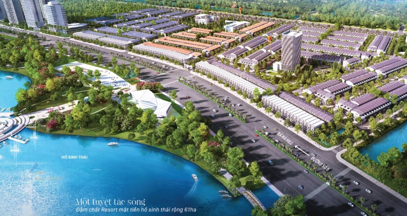 Đất nền liền kề KĐT Bầu Tràm Lakeside, Liên Chiểu 122,5m² giá 3,5-3,7 tỷ - Đầu tư tuyệt vời!