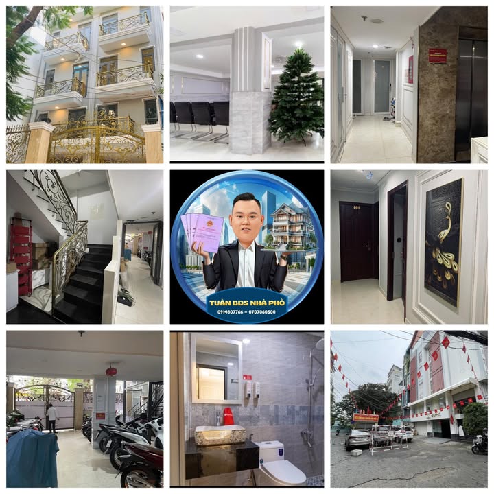 Căn hộ dịch vụ tại Bình Thạnh 179m² giá 48 tỷ - Doanh thu 250 triệu/tháng!