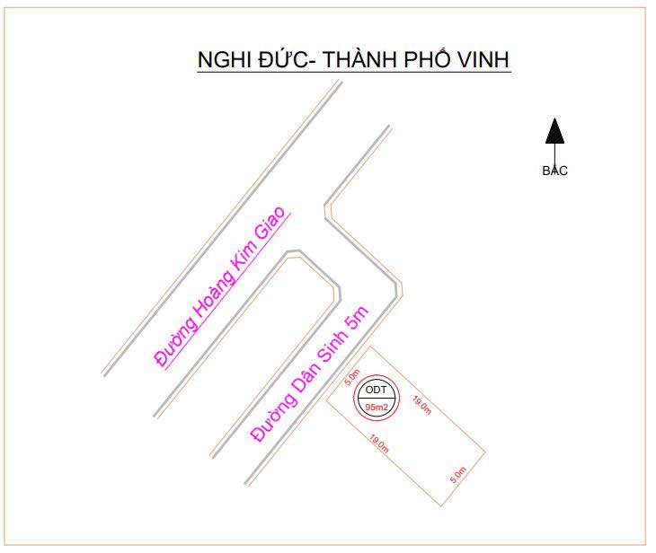 Đất nền Nghi Đức, Vinh 95m² giá 1.2 tỷ - Cơ hội đầu tư tuyệt vời!