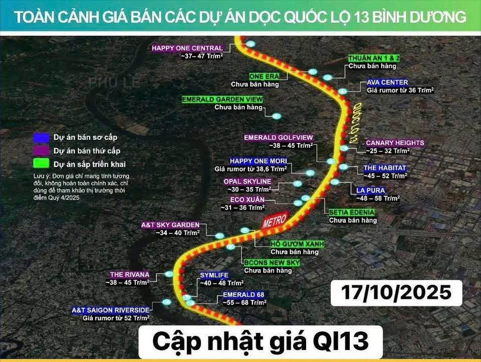 Đất nền Vĩnh Phú, Bình Dương 102m² giá 3 tỷ - Đường xe hơi thông thoáng!