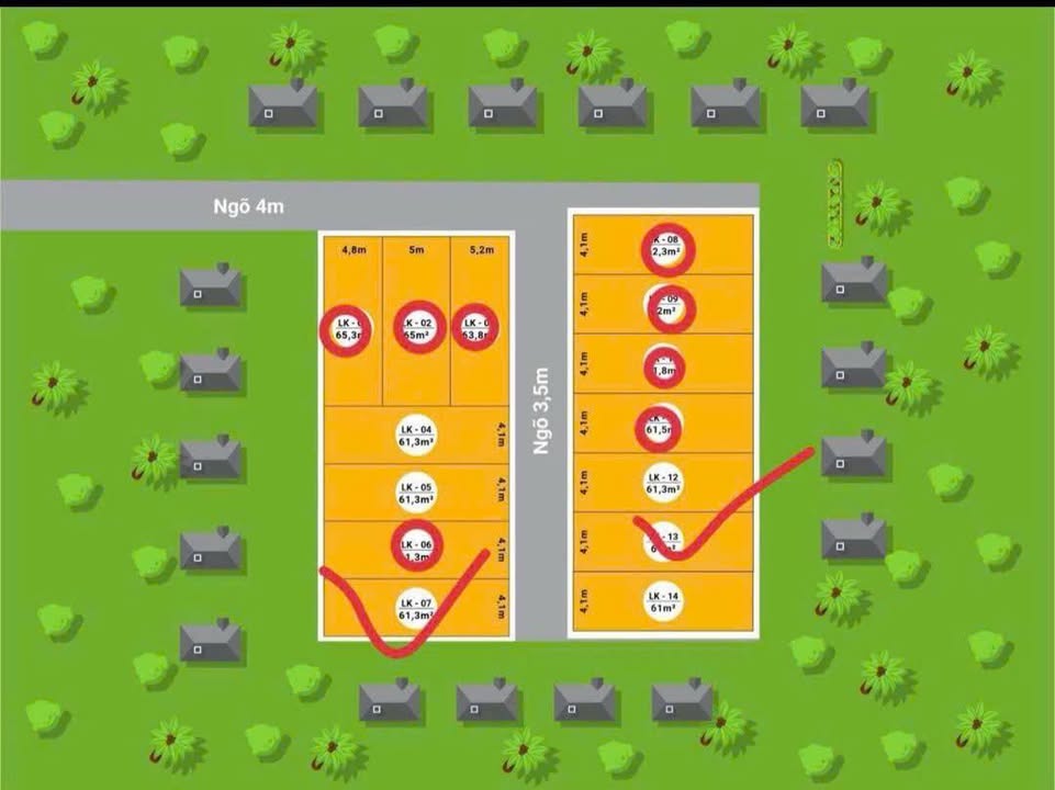 Đất nền Tân Viên, An Lão, Hải Phòng 63m² giá 430 triệu - Đường ô tô vào tận nơi!