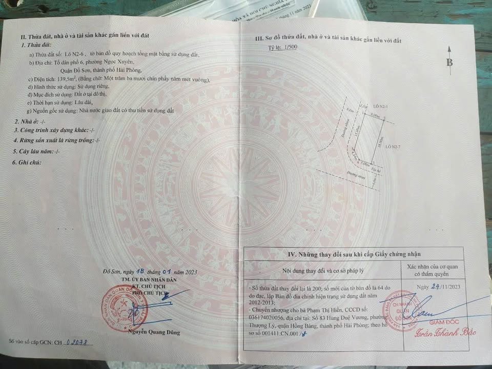 Đất nền góc đẹp Ngọc Xuyên Đồ Sơn 139,5m² giá chỉ 3.348 tỷ - Đầu tư sinh lời ngay!