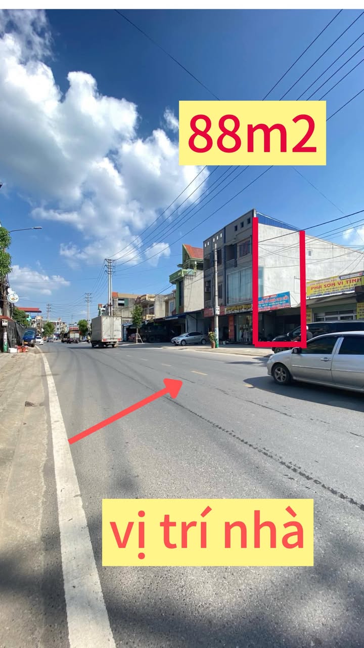 Nhà phố mặt Quốc lộ 37, Thái Nguyên 88m² giá 3 tỷ - Kinh doanh đỉnh cao!