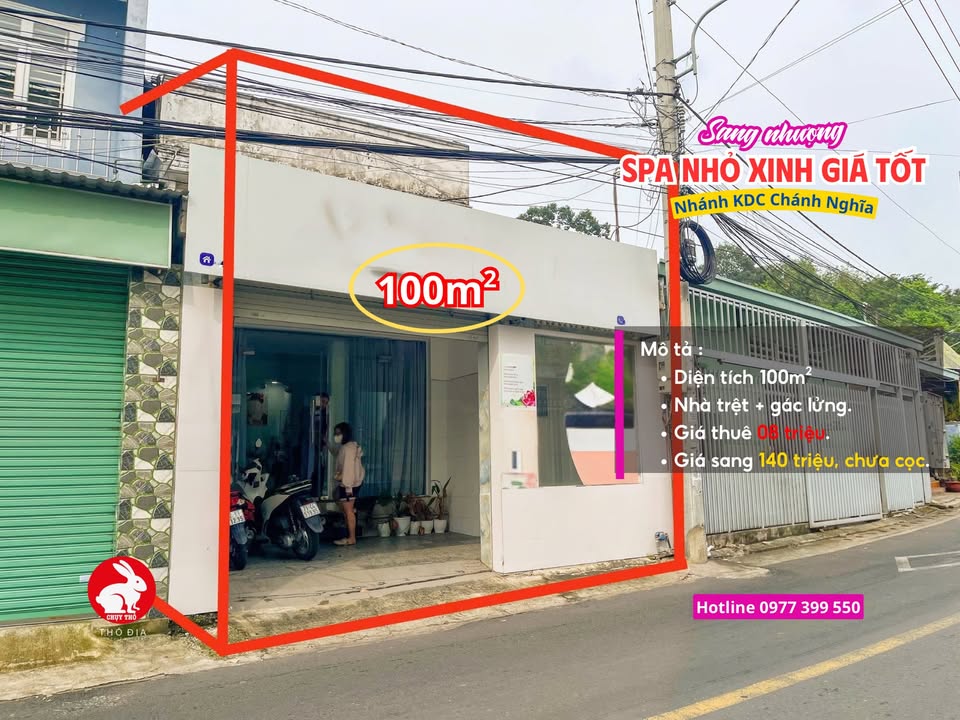 Cửa hàng cho thuê đường Ngô Gia Tự, Lái Thiêu, 100m² - Sang nhượng đầy đủ tiện nghi!