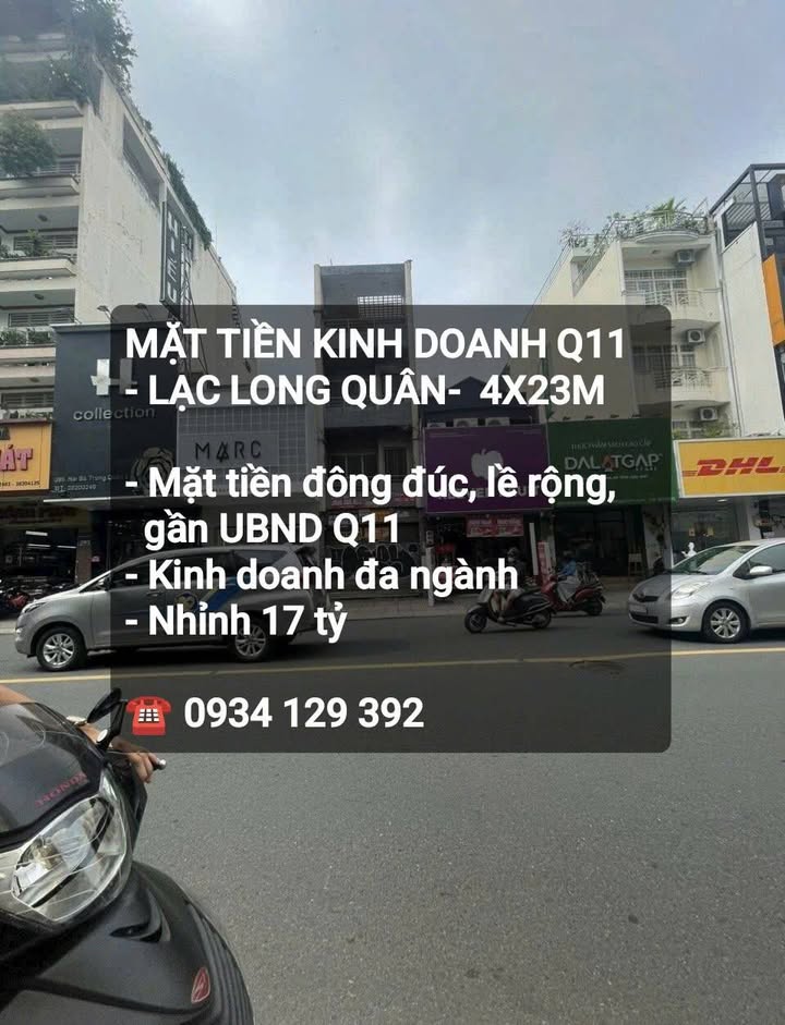 Nhà mặt tiền kinh doanh Lạc Long Quân, quận 11, 92m² - Đầu tư sinh lời ngay!