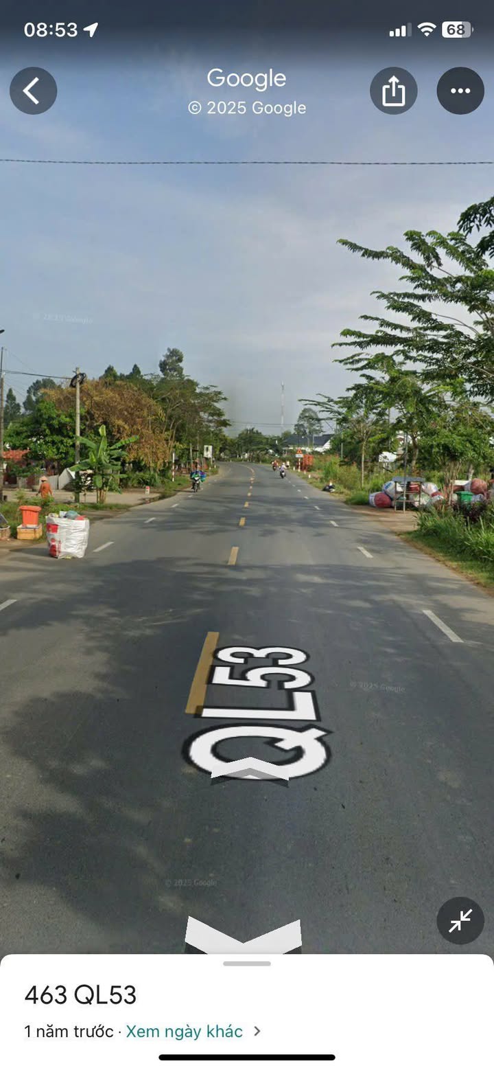 Đất nền mặt tiền Quốc lộ 53, Hòa Lợi, Châu Thành, Trà Vinh 78m² - Giá chỉ 780 triệu, thương lượng!