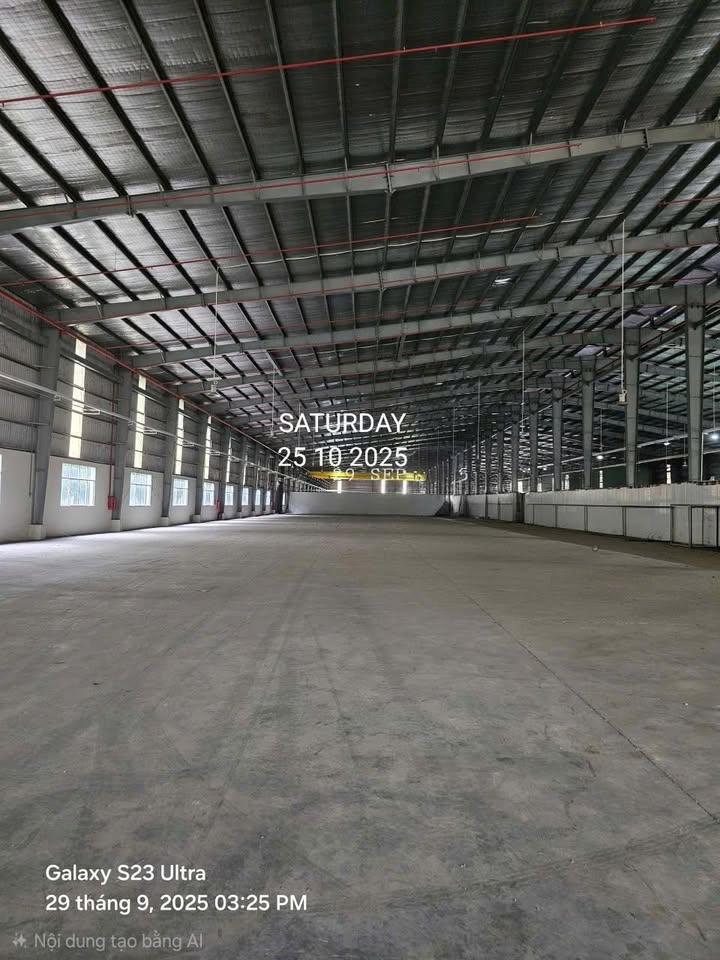 Kho xưởng 3000m² trong KCN Mỹ Phước Bến Cát - Giá thuê chỉ 12 triệu/tháng!
